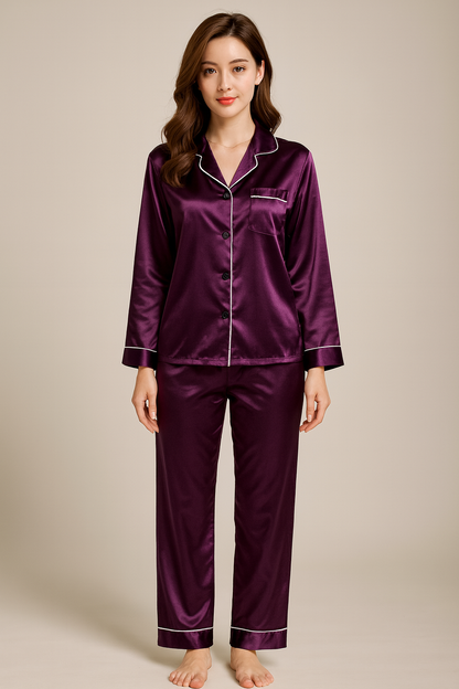 Pyjama femme 100 % satin Amourelys