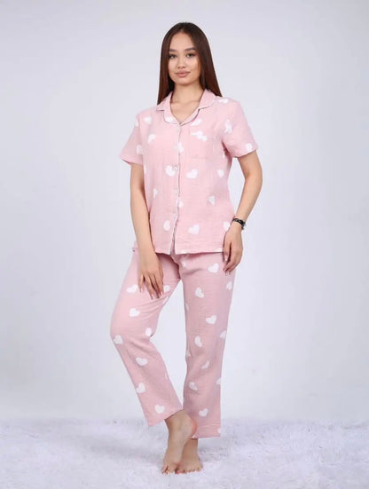 Pyjama Femme 100% Coton Amourelys