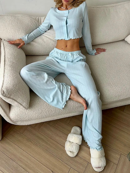 Pyjama Femme en Coton – Doux, Élégant et Confortable