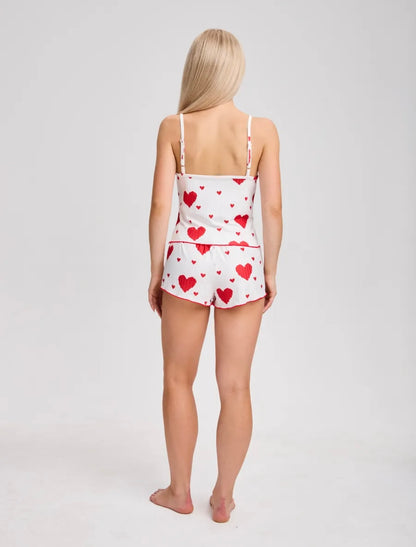 Pyjama Femme – Ensemble Léger Sexy Short & Débardeur Amourelys
