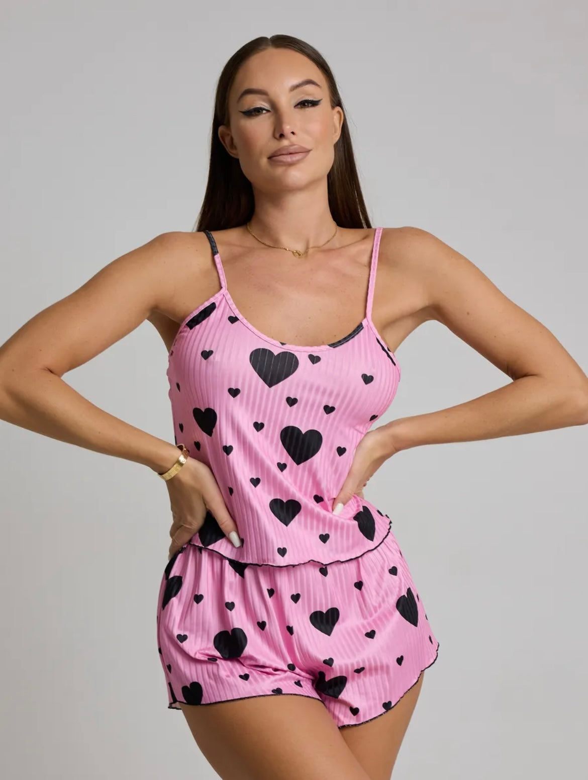 Pyjama Femme – Ensemble Léger Sexy Short & Débardeur Amourelys