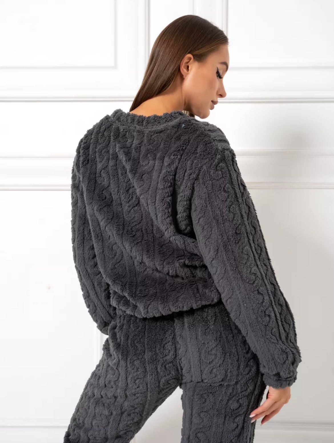 Pyjama d’Hiver en Polaire – Ensemble Chaud Et Confortable de Nuit