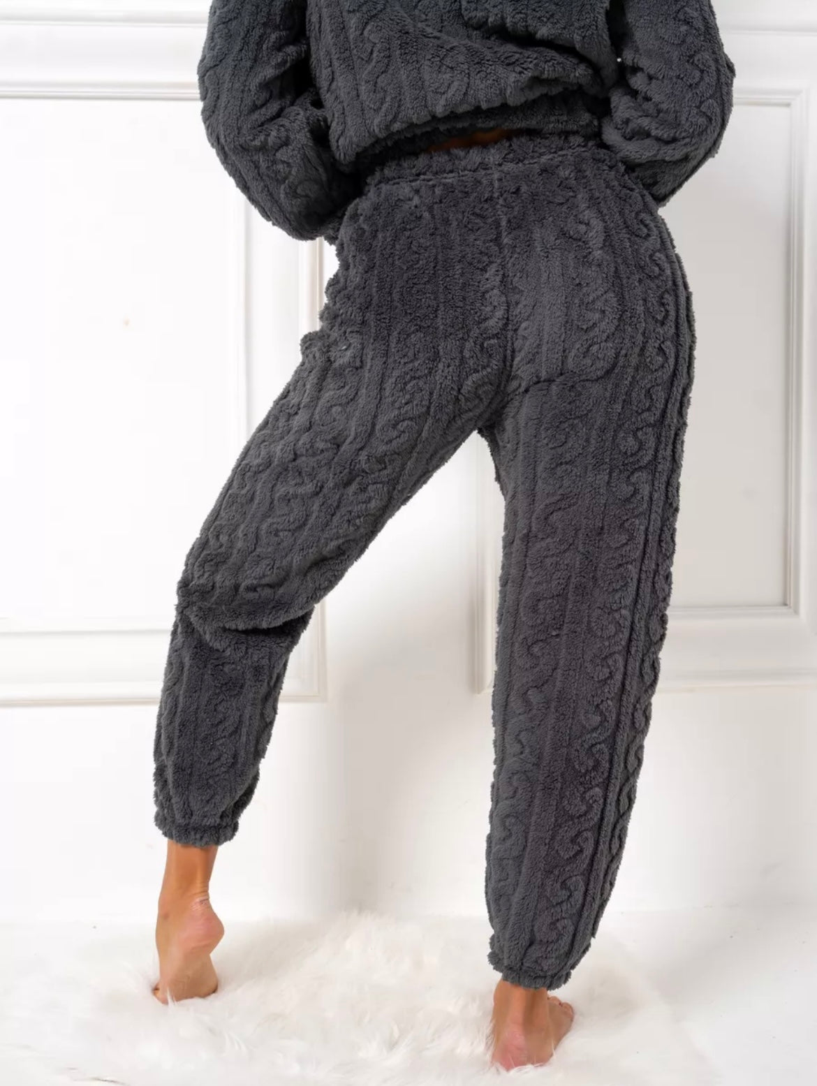 Pyjama d’Hiver en Polaire – Ensemble Chaud Et Confortable de Nuit