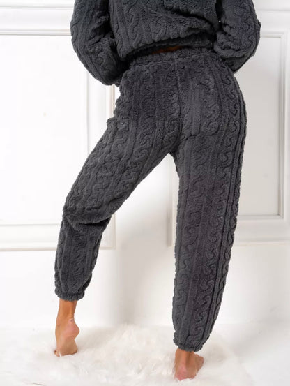 Pyjama d’Hiver en Polaire – Ensemble Chaud Et Confortable de Nuit