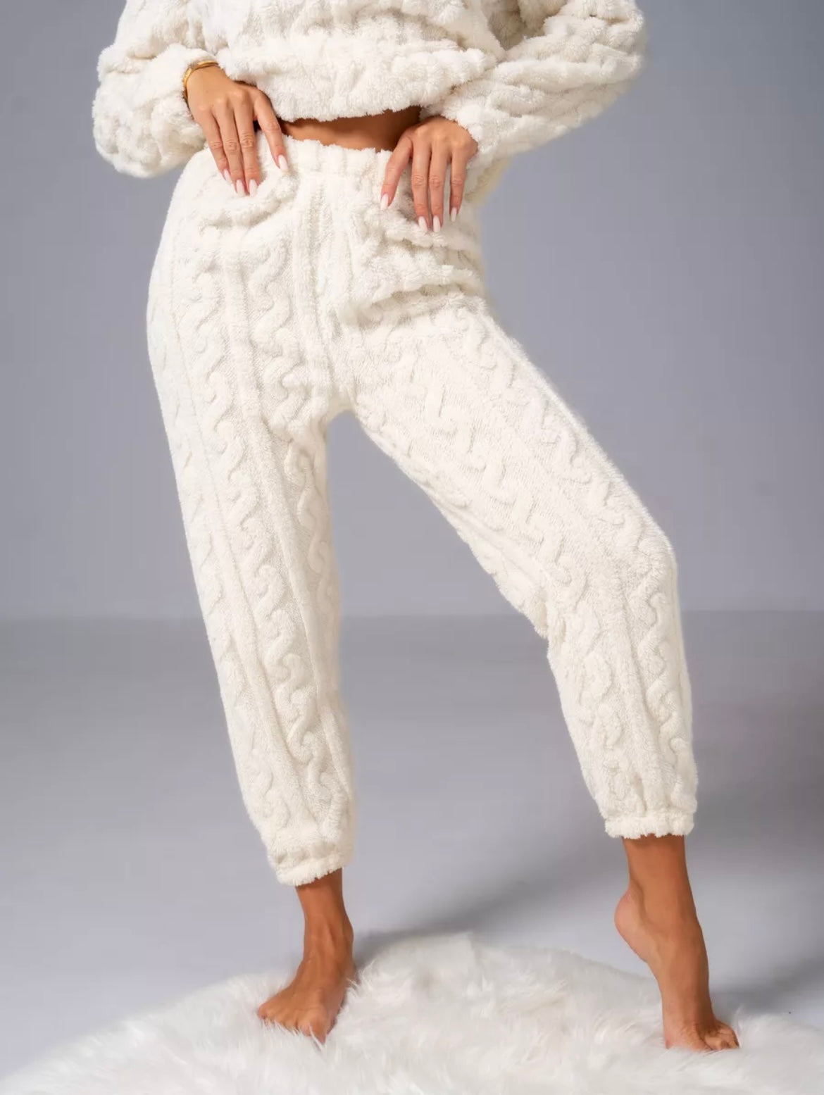 Pyjama d’Hiver en Polaire – Ensemble Chaud Et Confortable de Nuit