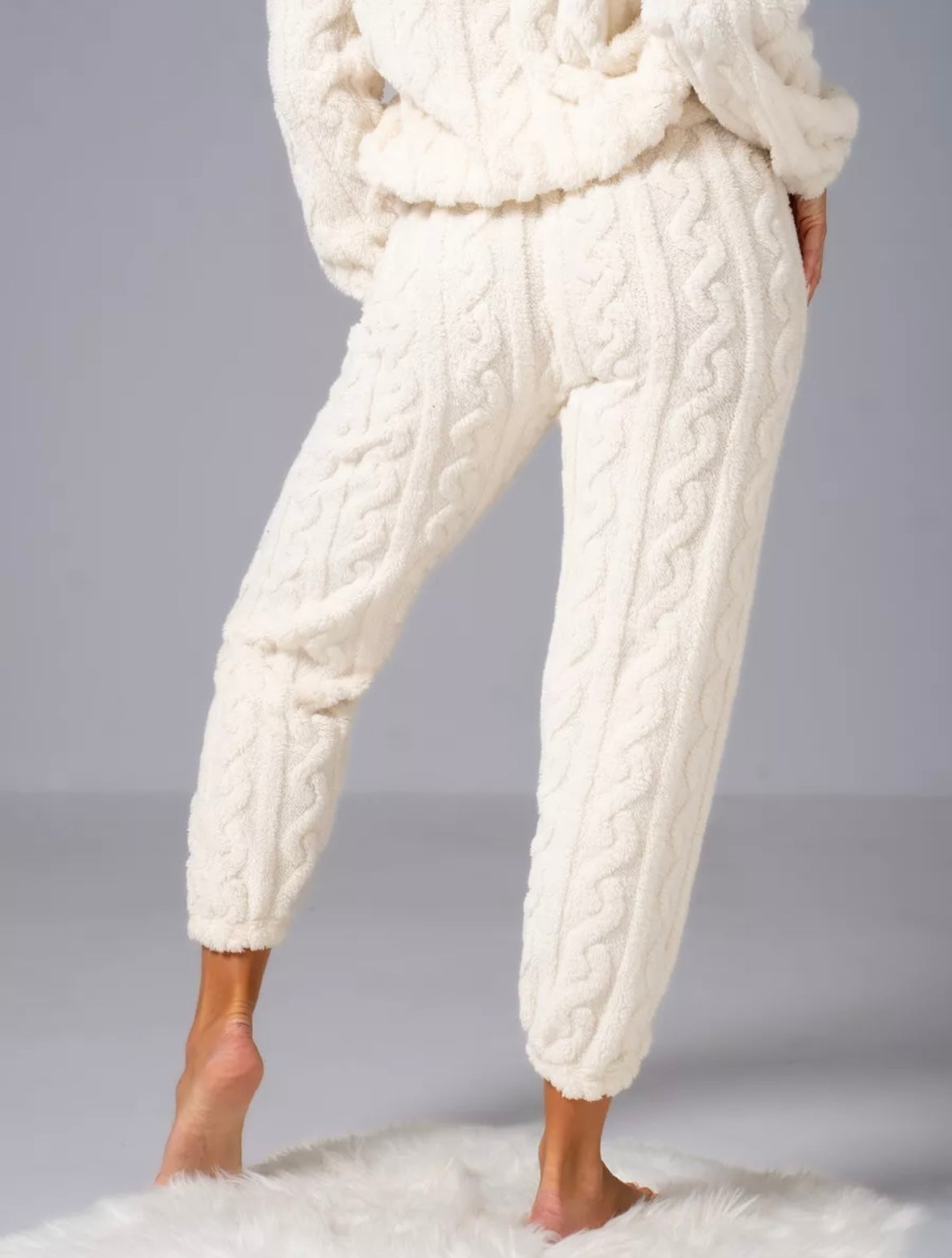 Pyjama d’Hiver en Polaire – Ensemble Chaud Et Confortable de Nuit