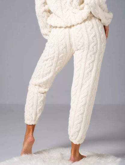 Pyjama d’Hiver en Polaire – Ensemble Chaud Et Confortable de Nuit