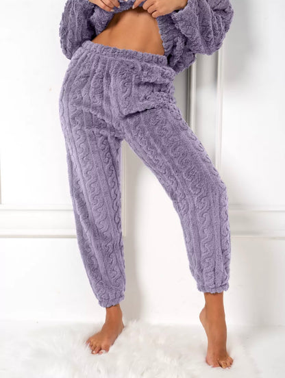 Pyjama d’Hiver en Polaire – Ensemble Chaud Et Confortable de Nuit