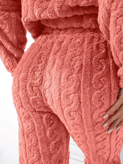 Pyjama d’Hiver en Polaire – Ensemble Chaud Et Confortable de Nuit