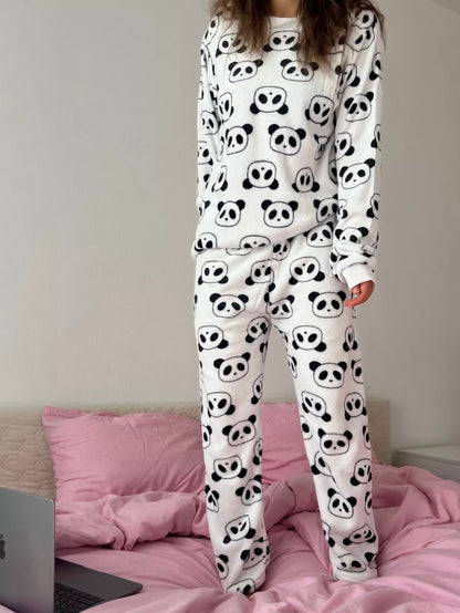 Pyjama Polaire Femme Panda – Doux, Chaud & Irrésistible