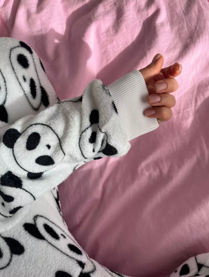 Pyjama Polaire Femme Panda – Doux, Chaud & Irrésistible