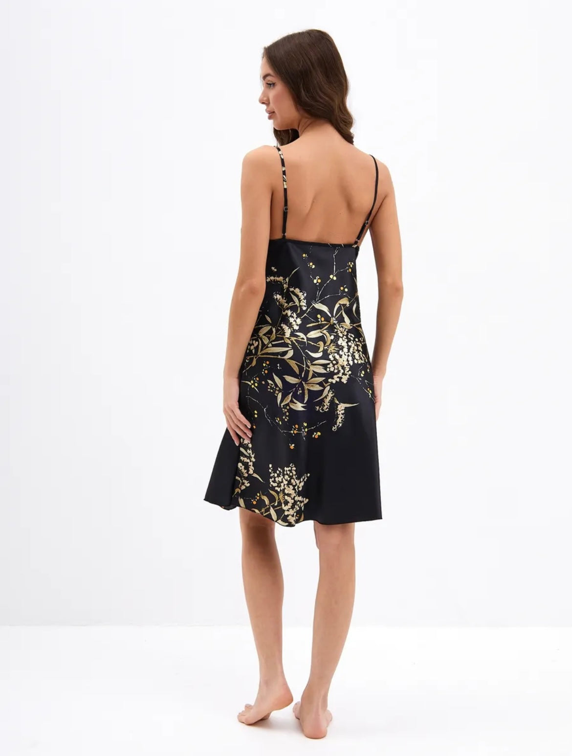 Nuisette et kimono satin élégant