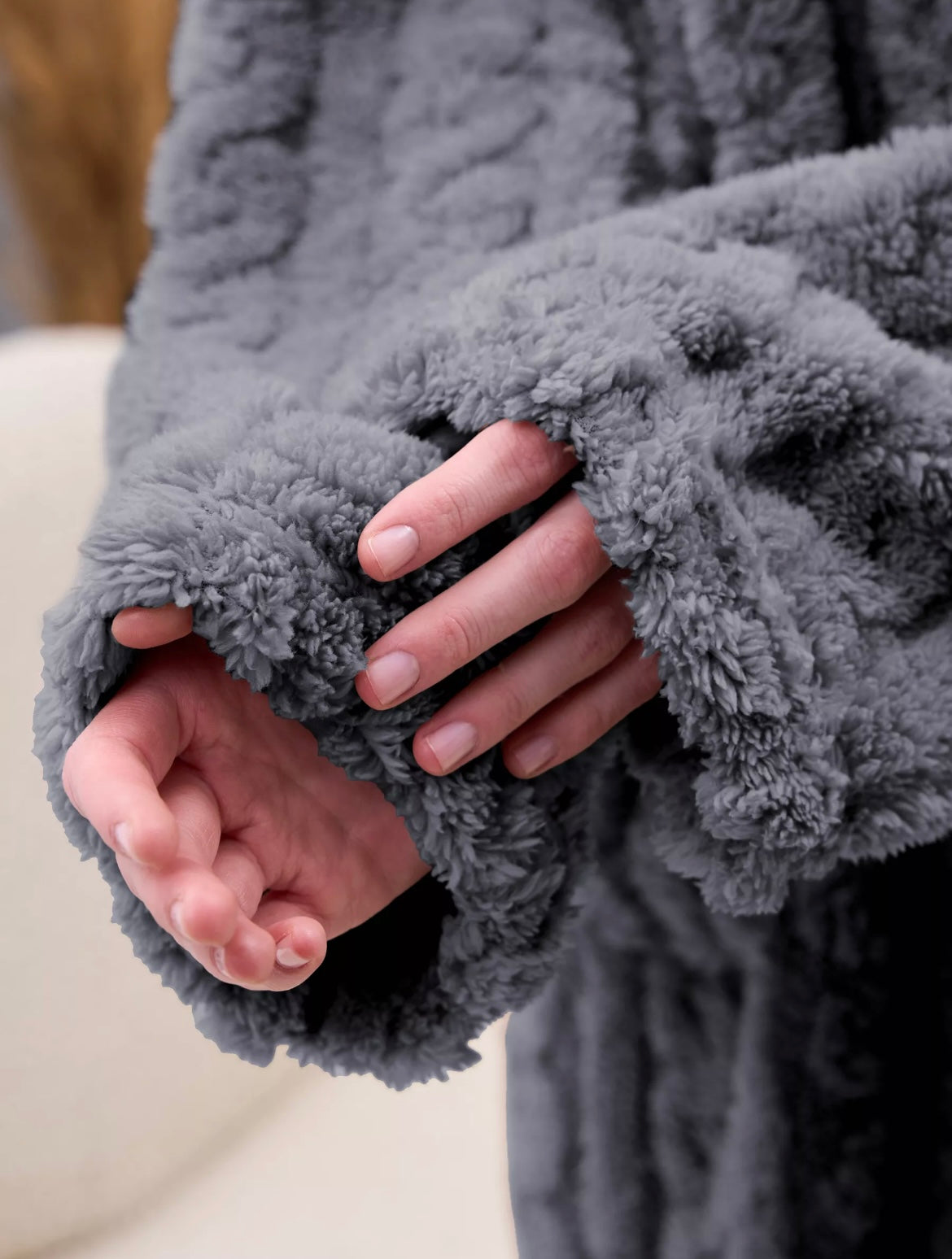 Robe de chambre polaire femme – Chaleur douce & confort absolu