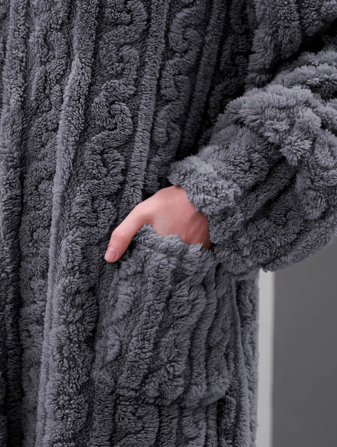 Robe de chambre polaire femme – Chaleur douce & confort absolu