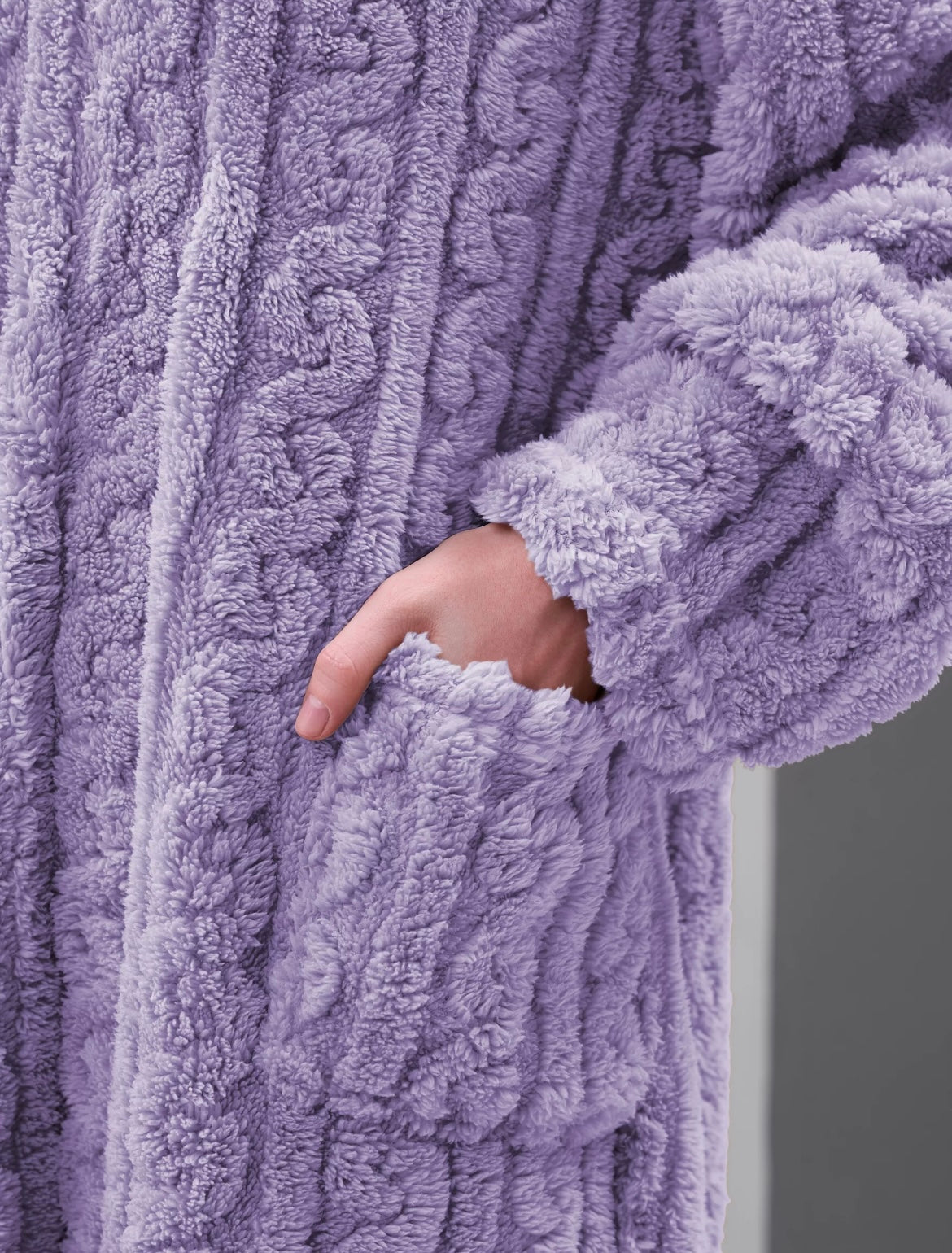 Robe de chambre polaire femme – Chaleur douce & confort absolu