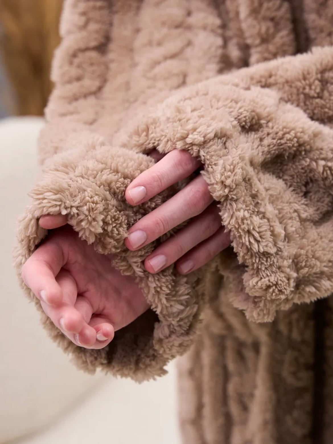 Robe de chambre polaire femme – Chaleur douce & confort absolu