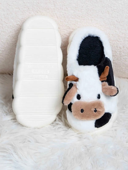 Pantoufles d’hiver en peluche pour femmes – Chaudes, confortables