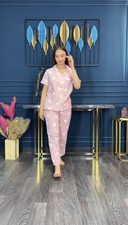 Pyjama Femme 100% Coton Amourelys