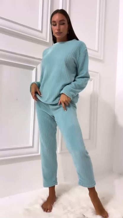 Pyjama d’Hiver Femme en Velours